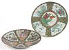CHINESE EXPORT PORCELAIN FAMILLE ROSE / ROSE MEDALLION CHARGERS, LOT OF TWO