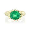 3.03-Carat Colombian Emerald Ring, GIA Certified