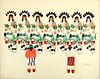 David Powell (b. 1954) - Native American Dancers