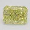 3.01 ct, Natural Fancy Yellow Even Color, IF, Radiant cut Diamond (GIA Graded), Appraised Value: $108,300 