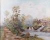 Maud Webb Landscape & Mill Oil on Canvas