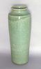 Celadon sleeve vase, 14" h.