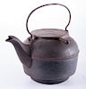 Antique Cast Iron Kettle, Dated 1863