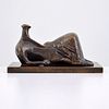 Henry Moore Bronze Sculpture, Female Figure