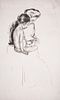 Mary Cassatt Etching, Pedicure / Female Figures