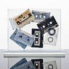 Arman Cassette Tape Accumulation Sculpture