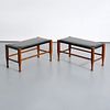 Pair of Josef Frank Benches / Stools
