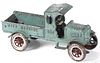 Kenton cast iron City Service 560 pickup truck, scarce early style, with a painted driver