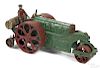 Hubley cast iron Huber road roller with a painted driver, 14 1/2'' l.
