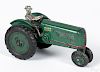 Arcade cast iron Oliver 70 New Crop tractor with a nickel-plated driver, 7 1/4'' l.