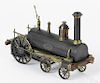 Radiguet & Fils 2-2-2 steam locomotive, very finely made with brass construction, proper fittings