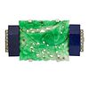 FRENCH ART DECO JADE AND LAPIS PLATINUM BROOCH