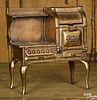 Unusual Arcade copper flashed Hotpoint stove, 6 1/4'' h.