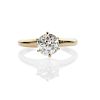 OLD MINE CUT DIAMOND SOLITAIRE RING