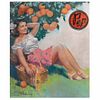 EDUARDO CATAÑO, Mujer con refresco Pep, Firmado, Pastel y acrílico sobre papel, 113 x 92 cm