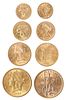 Eight Coin Type Set of U.S. Gold 