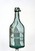 1885 Leisen & Henes Brewing Company Beer 32oz One Quart Embossed Bottle Menominee Michigan