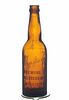 1900 Muskegon Brewing Co. Meeske Bros. Beer 13oz Embossed Bottle Muskegon Michigan