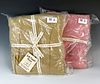 2 SMITH & JOHNSON DRY GOODS SOFT TOUCH FLEECE THROWS IN PACKAGE
