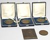 5 Bronze Commemorative Medals & Plaquette
