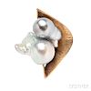 14kt Gold and Baroque Pearl Ring, Margaret De Patta