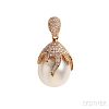 18kt Gold and South Sea Pearl Pendant