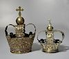 18th/19th C. Spanish Colonial Crowns
