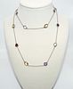 .925 Sterling Silver & Gemstone Constellation Necklace
