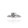 1.53 ct Tiffany Style Round Diamond Ring