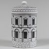 Piero Fornasetti Porcelain Canister and Cover