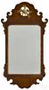 English Chippendale mirror, late 18th c., with a phoenix crest, 30 1/2'' x 15''.