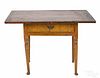Pine and maple tavern table, 19th c., 25'' h., 39'' w., 26 1/4'' d.