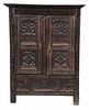 Continental Baroque Carved Cabinet