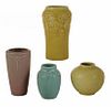 Four Rookwood Pottery Production Vases