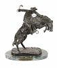 Bronco Buster Bronze Statue By Frederic Remington