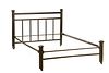 American Green Cast Iron Bed Frame