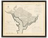 Andrew Ellicott, "Plan for Washington"-1880, Map