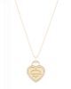 Tiffany & Co. 18K Gold & Diamond Heart Pendant
