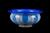 Iridized Blue & Opalescent Bowl, After Tiffany