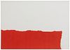 Sol LeWitt, "Torn Paper Piece Red", 1975