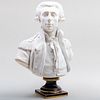 Sevres Biscuit Porcelain Bust of the Marquis de Lafayette, After Houdon 