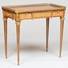Louis XVI Style Ormolu-Mounted Mahogany and Tulipwood Parquetry Table à Écrire                    
