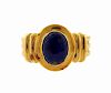 14k Gold Lapis Lazuli Ring