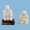Two Chinese Carved Miniature Figurines