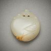 Chinese Carved Jade Toggle of Peach