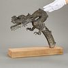 Japanese Meiji Bronze Dragon Sculpture