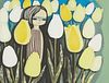 Shuzo Ikeda Tulip Woodlbock Print