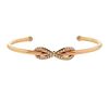 Tiffany &amp; Co 18k Rose Gold Diamond Infinity Cuff Bracelet