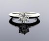 Tiffany &amp; Co 1.03ct H SI1 Diamond Platinum Engagement Ring