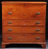 EARLY AMERICAN 3 DRAWER BLANKET CHEST, C. 1800